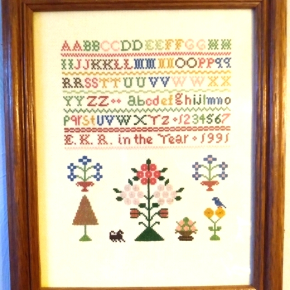 ABC sampler Needlepoint - Picture 3 of 13